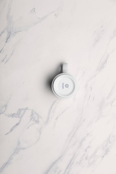 Ariane Prime 3 Oz Prime - Warm White Porcelain Stackable Espresso Cup - 12/Case (APRARN000043009) - iFoodservice Online