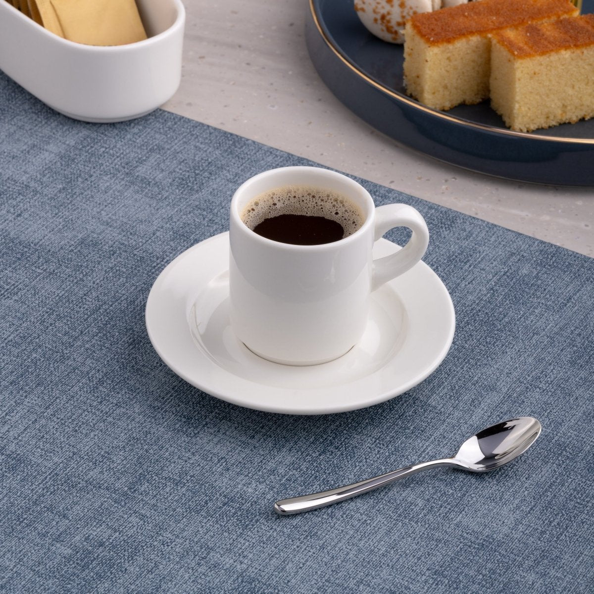 Ariane Prime 3 Oz Prime - Warm White Porcelain Stackable Espresso Cup - 12/Case (APRARN000043009) - iFoodservice Online