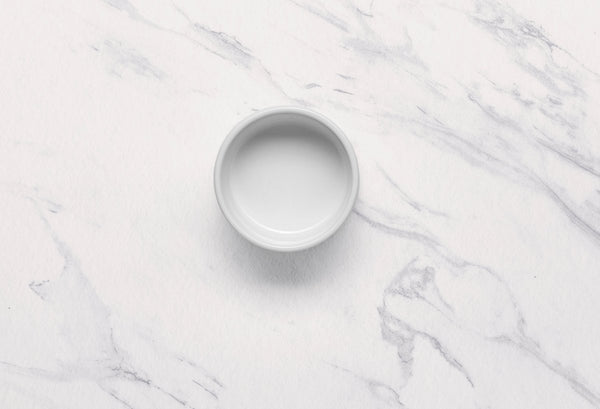 Ariane Prime 3" Prime - Warm White Porcelain Butter Ramekin Grooves - 12/Case (APRARN000075004) - iFoodservice Online