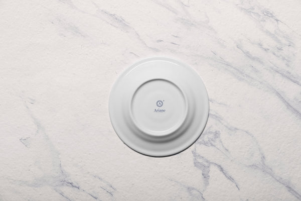 Ariane Prime 6" White Orba Porcelain Saucer - 12/Case (APRARN121014015) - iFoodservice Online