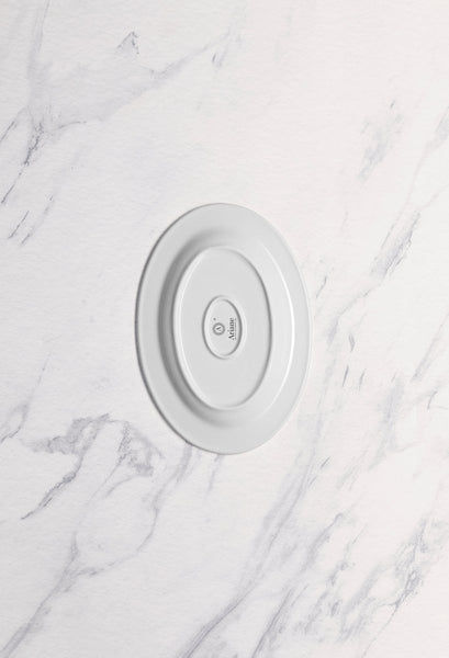 Ariane Prime 8 2/3'' x 6 1/9" Orba White Porcelain Oval Platter - 12/Case (APRARN121015022) - iFoodservice Online