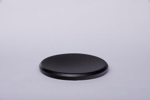 Ariane Slide 10 5/8" Slide - Black Dazzle Porcelain Plate - 6/Case (ADEARN259011027) - iFoodservice Online