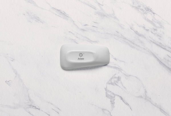 Ariane Vital 3 1/7" x 1 2/3" Vital Rectangle - Warm White Porcelain Rectangle Plate - 24/Case (AVRARN000011008) - iFoodservice Online