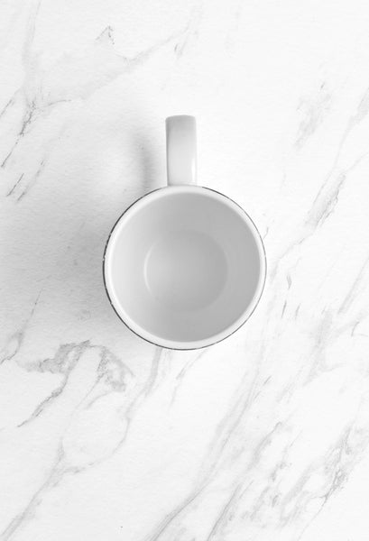 Ariane Vital Coupe 10 1/7 Oz Tornado - White Matt Porcelain Mug - 6/Case (AVCARN427054030) - iFoodservice Online