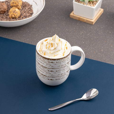 Ariane Vital Coupe 10 1/7 Oz Tornado - White Matt Porcelain Mug - 6/Case (AVCARN427054030) - iFoodservice Online