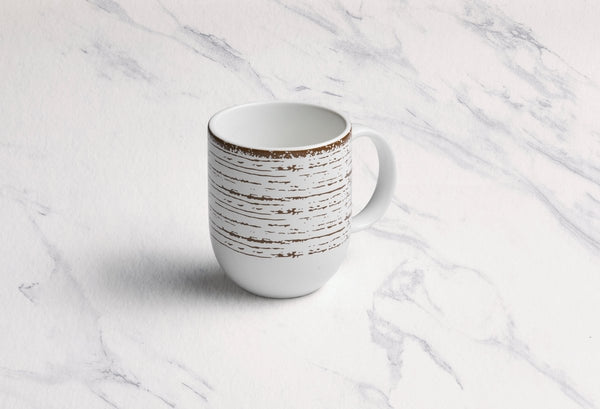 Ariane Vital Coupe 10 1/7 Oz Tornado - White Matt Porcelain Mug - 6/Case (AVCARN427054030) - iFoodservice Online