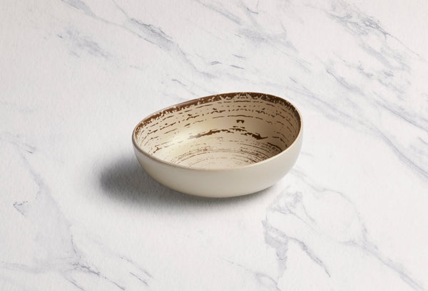 Ariane Vital Coupe 5 1/2" Tornado - Gray Porcelain Coupe Bowl - 8/Case (AVCARN428022014) - iFoodservice Online