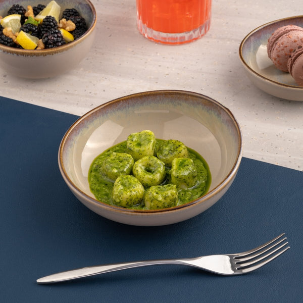 Ariane Vital Coupe 6 2/7" Splash Beige Porcelain Coupe Bowl - 8/Case (AVCARN257022016) - iFoodservice Online