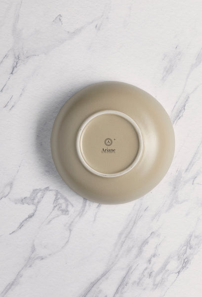 Ariane Vital Coupe 6 2/7" Tornado - Grey Porcelain Bowl - 8/Case (AVCARN428022016) - iFoodservice Online