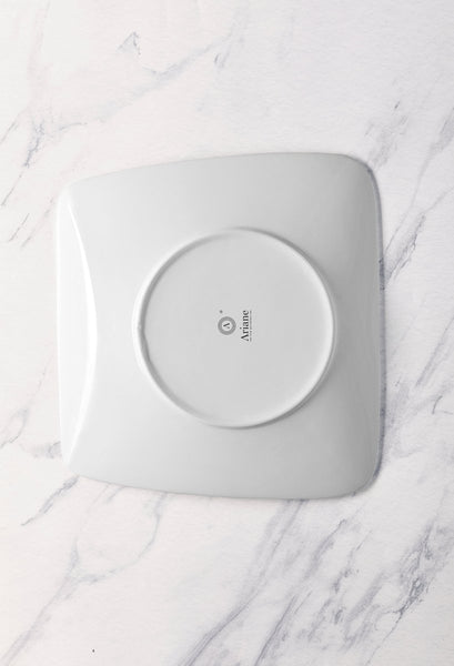 Ariane Vital Rectangle 11 4/5" x 11" - Warm White Porcelain Rectangle Plate - 6/Case (AVRARN000011030) - iFoodservice Online