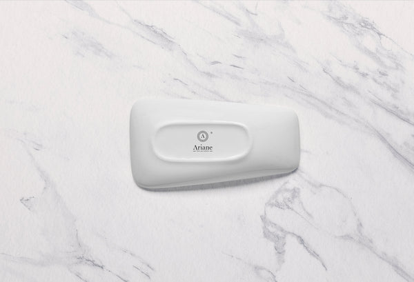 Ariane Vital Rectangle 6" x 3 1/7" Warm White Porcelain Saucer - 12/Case (AVRARN000014015) - iFoodservice Online