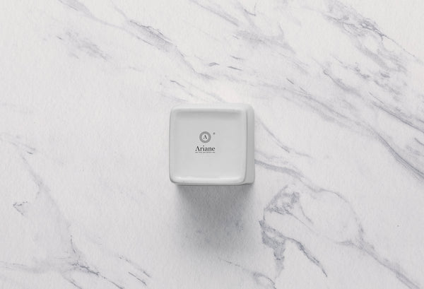 Ariane White 2 1/3" x 2 3/8” Miniature Porcelain Deep Square Container - 18/Case (AMNARN000101022) - iFoodservice Online