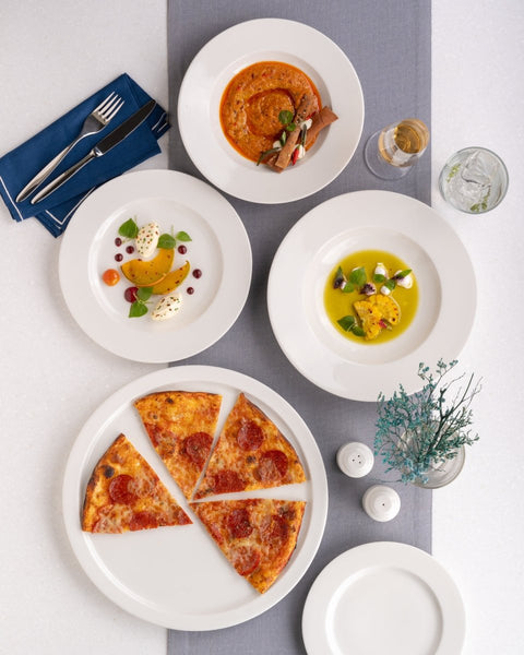 Ariane White 3 1/2" Prime - Warm White Porcelain Butter Ramekin Grooves - 12/Case (APRARN000075003) - iFoodservice Online