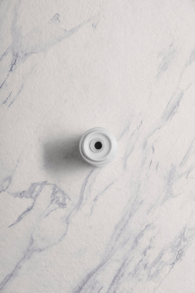 Ariane White Prime 2 1/5" Eclipse Porcelain Salt Shaker - 12/Case (APRARN120071001) - iFoodservice Online