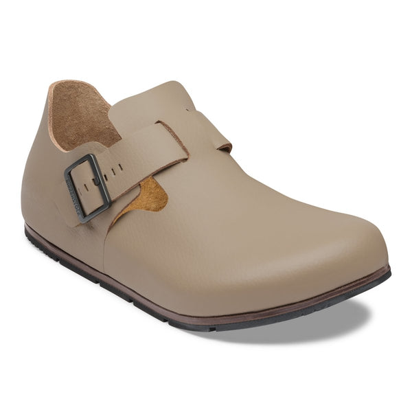 Birkenstock Shoes London Pro Leather in Gray Taupe Color Regular Width, (1032704) - iFoodservice Online