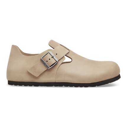 Birkenstock Shoes London Pro Leather in Gray Taupe Color Regular Width, (1032704) - iFoodservice Online