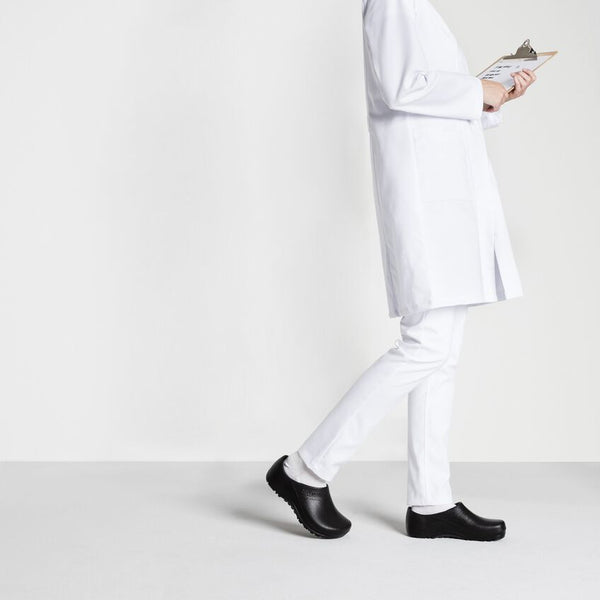 Birkenstock Shoes Profi Birki Polyurethane in Black Color Regular Width, (74011) - iFoodservice Online