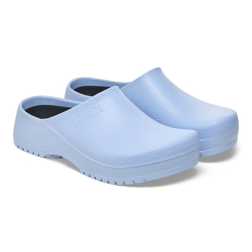 Birkenstock Shoes Super Birki Polyurethane in Dusty Blue Color Regular Width, (1023124) - iFoodservice Online