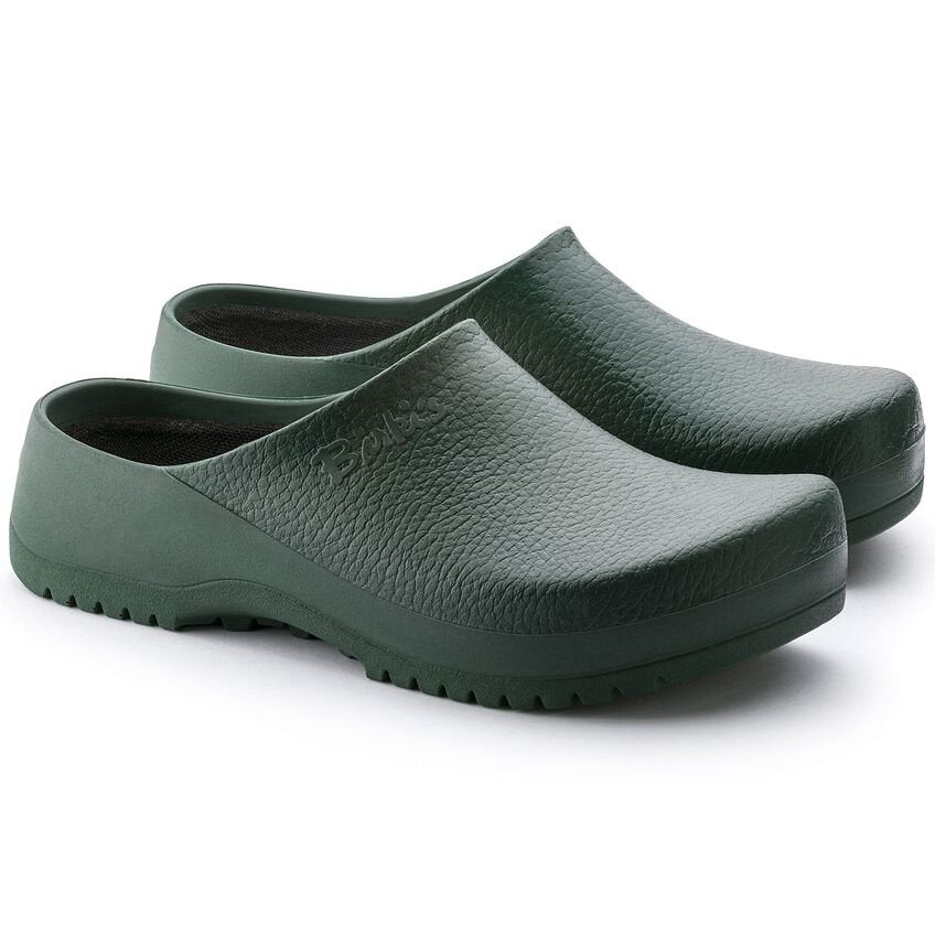 Birkenstock Shoes Super Birki Polyurethane in Green Color, Regular Width (68051) - iFoodservice Online