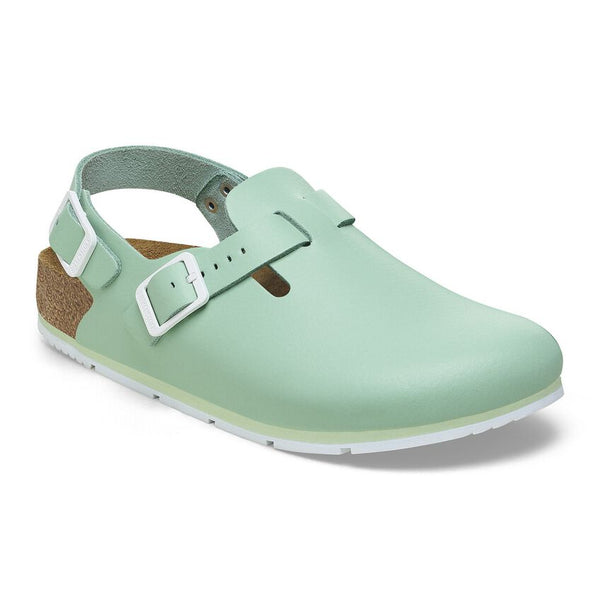 Birkenstock Shoes Tokio Pro Leather in Matcha Color, Regular Width, (1026 054) - iFoodservice Online