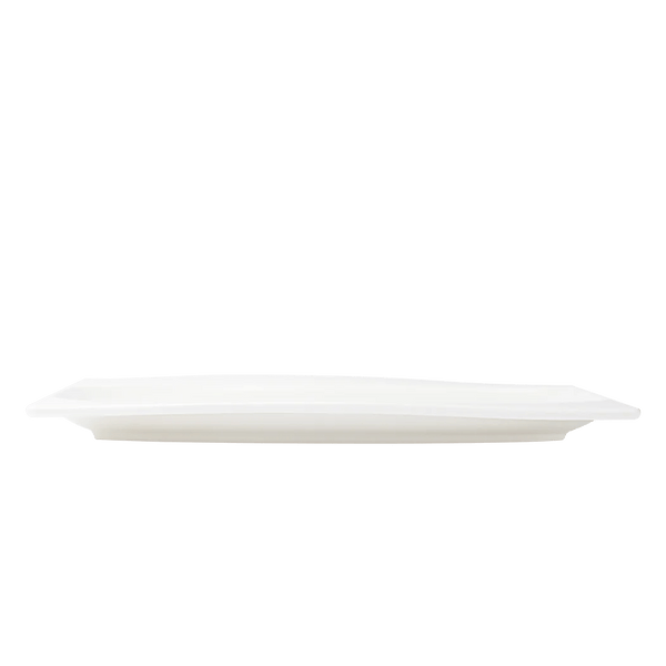 Browne Foundation Plate, Rectangular, 32.6x23.6cm/12.75x9.5", Porcelain (5630186) - iFoodservice Online