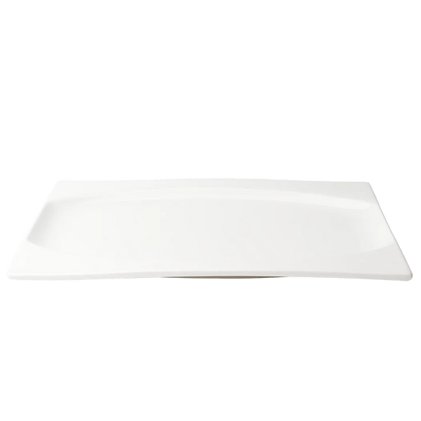 Browne Foundation Plate, Rectangular, 32.6x23.6cm/12.75x9.5", Porcelain (5630186) - iFoodservice Online