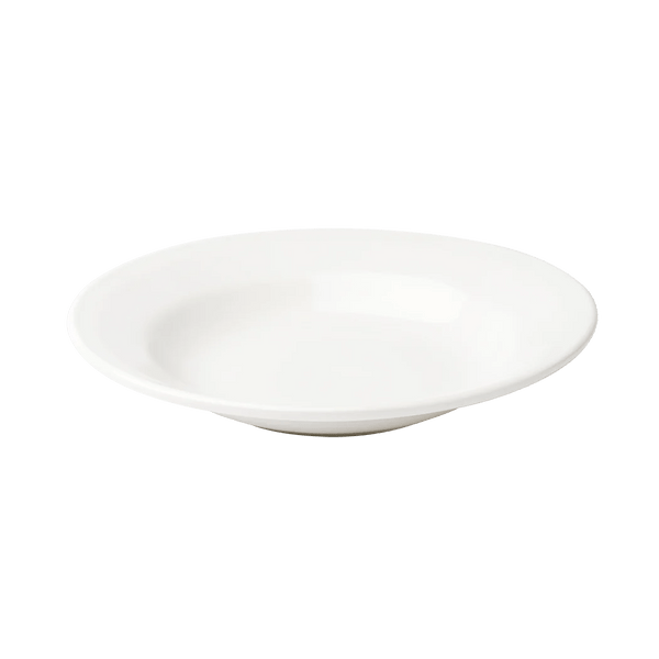 Browne Foundation Rimmed Bowl, Round, 250ml/8.5 Floz, 9.25, Porcelain(5630157) - iFoodservice Online