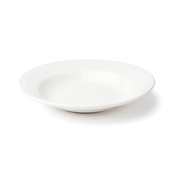 Browne Foundation Rimmed Bowl, Round, 250ml/8.5 Floz, 9.25, Porcelain(5630157) - iFoodservice Online