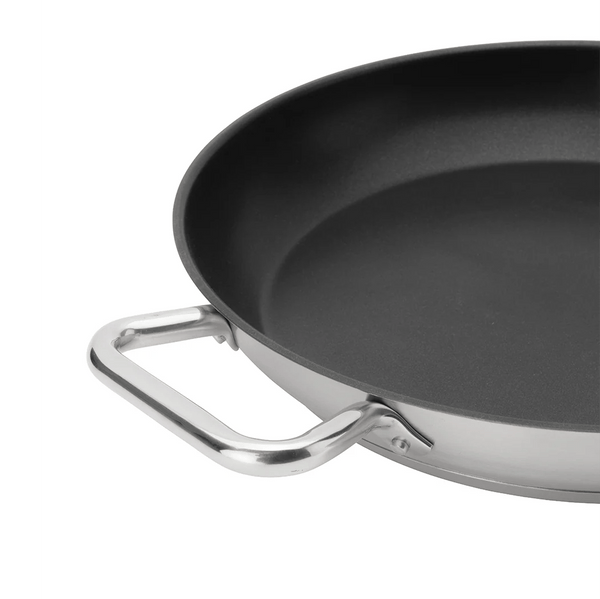 Browne Fry Pan, 12.5x2"/31.8x5.1cm,Stainless Steel Non - Stick Excalibur (5734062) - iFoodservice Online