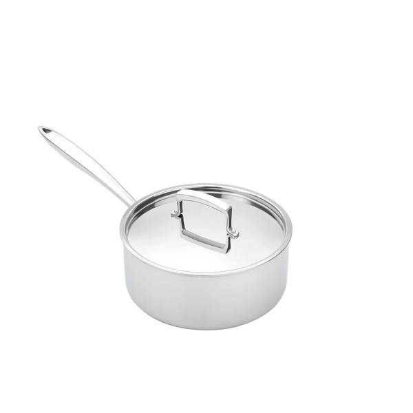 Browne Thermalloy Sauce Pan, Tri - Ply, 8.66"/22cm, 4qt/3.78l,Stainless Steel (5724214) - iFoodservice Online