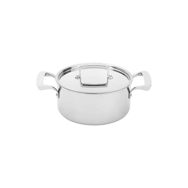 Browne Thermalloy Sauce Pot, Tri - Ply, 8"/20cm, 3qt/2.8l,Stainless Steel (5724223) - iFoodservice Online