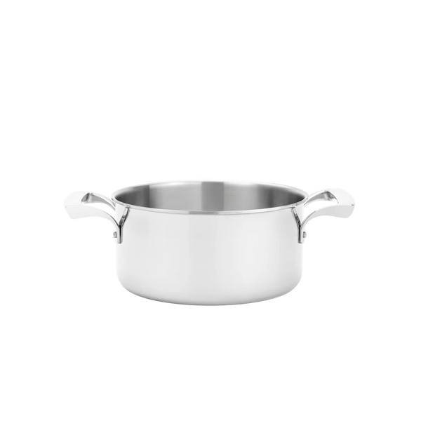 Browne Thermalloy Sauce Pot, Tri - Ply, 8"/20cm, 3qt/2.8l,Stainless Steel (5724223) - iFoodservice Online