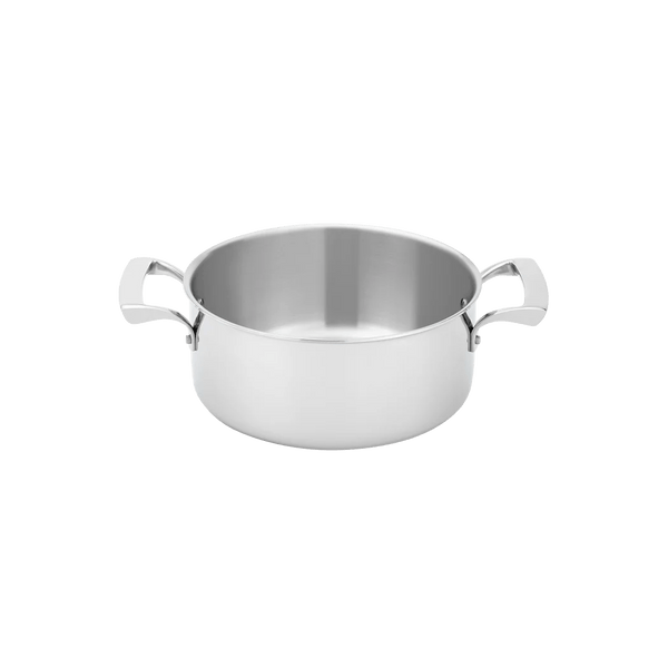 Browne Thermalloy Sauce Pot, Tri - Ply, 8.66"/22cm, 4qt/3.78l,Stainless Steel (5724224) - iFoodservice Online