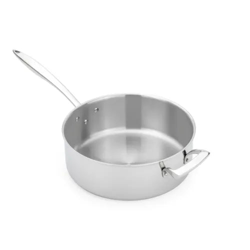 Browne Foundation Thermalloy Sauce Pan, Tri-Ply, 11"/28cm, 6qt/5.68l, Stainless Steel (5724206)