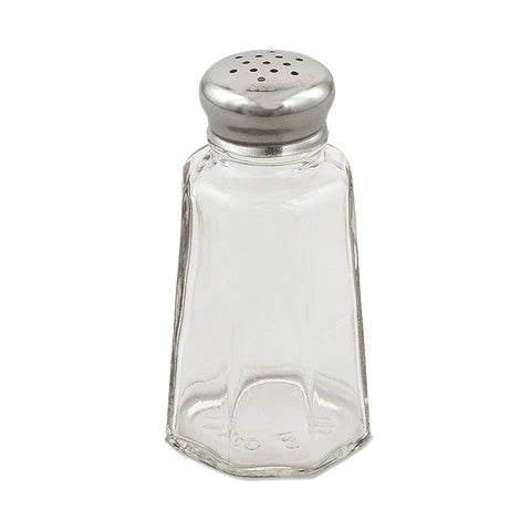 Browne Salt & Pepper Shaker, Mushroom Top, 2oz/59ml, 3.6x2"/9.1x5.1cm (Pack of 12)(571930)