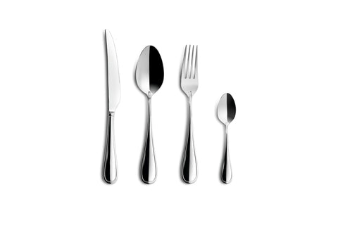 Comas 16 Table Top Pieces Contour 18/10 4mm Stainless Steel Silver(9800)