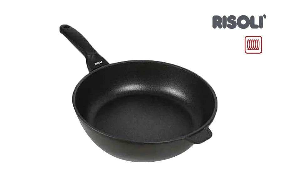 Risoli Frypan With Bakelite Handle, With Non-Stick Coating Black plus (00104BPIN/28)