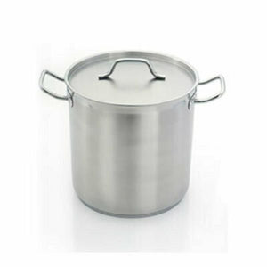 Homichef 15" Stainless Steel Induction Stock Pot with Cool Touch Hollow Handles HOM484030