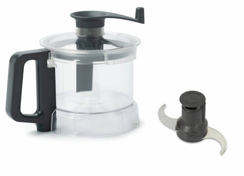 Eurodib Dito Sama, Transparent Bowl for 2.6lt Cutter Mixer, Microtoothed Rotor, Lid With Scraper (650245) - iFoodservice Online