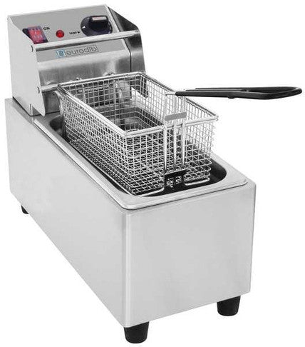 Eurodib 3,200 Watt Electric Countertop Fryer, 16 Lb SFE01860 220