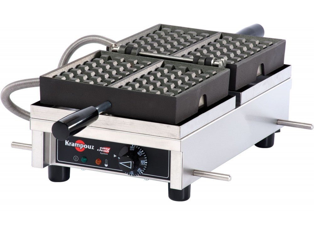 Eurodib Krampouz Bruxelles 3x5 Waffle Machine 180 Degree Opening 120v (WECDAAAS) - iFoodservice Online