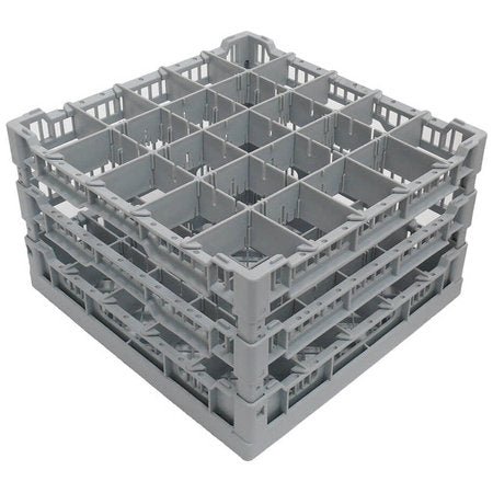 Eurodib Lamber 25 Compartment Glass Washer Rack, Gray (CC00128) - iFoodservice Online