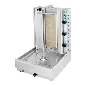 Eurodib Visvardis Classic Gyros Gas 6 Burners with Meat capacity of 66 to 100 lbs (DG6A N) - iFoodservice Online