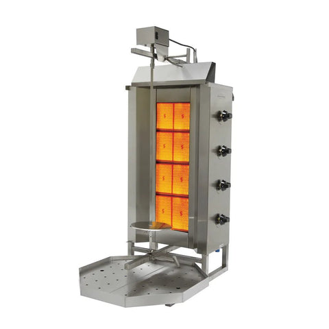 Eurodib Visvardis Gas Doner Grill Machine 4gd Ul (VGB4) - iFoodservice Online