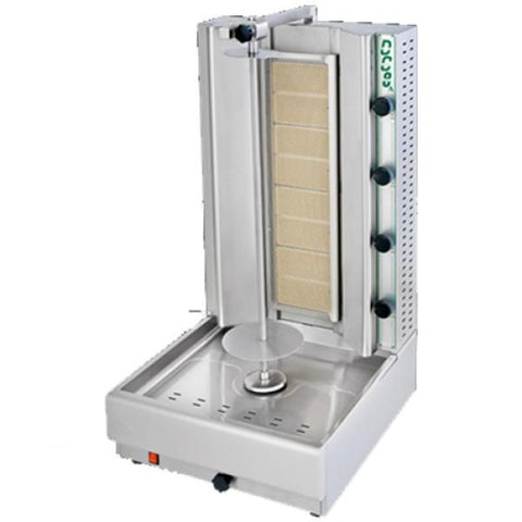 Eurodib Visvardis Gas Shawarma and Gyro Machine (155 to 200lbs), (DG10A N) - iFoodservice Online