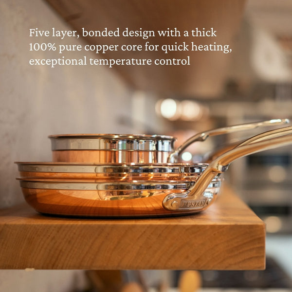 Hestan CopperBond® 11" Induction Copper Skillet (31590) - iFoodservice Online