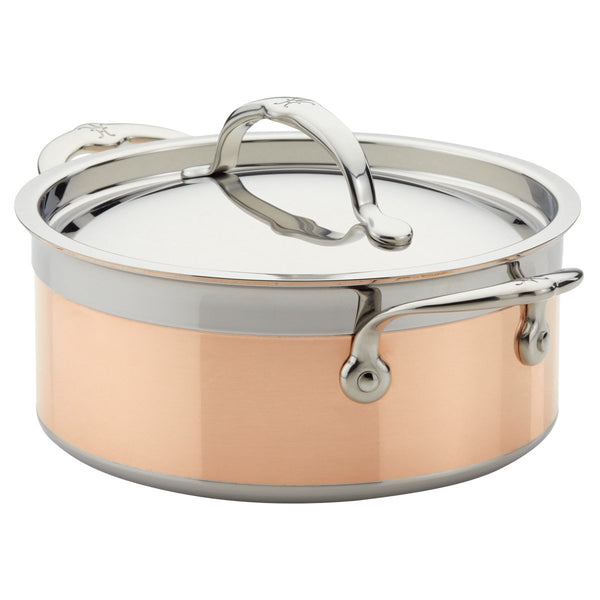 Hestan CopperBond® 3-Quart Induction Copper Soup Pot with Lid (30565) - iFoodservice Online