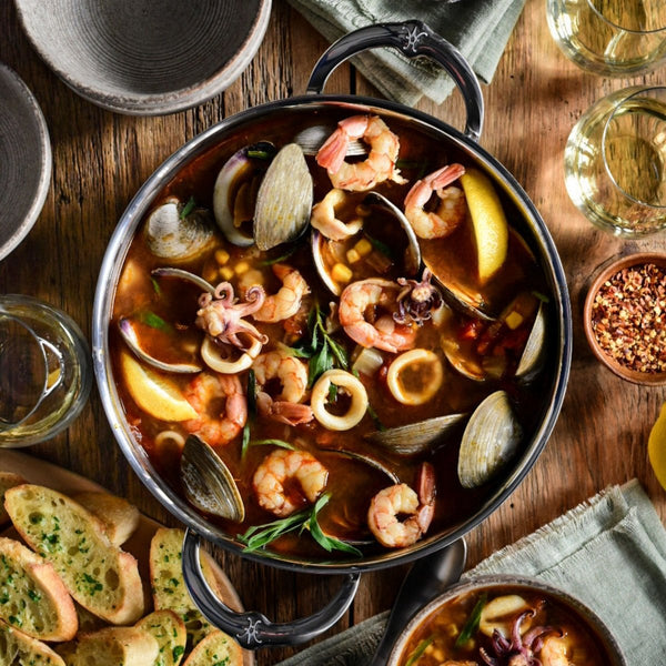 Hestan CopperBond® 6.0qt Induction Copper Stockpot with Lid (31597) - iFoodservice Online