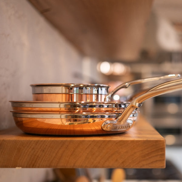 Hestan CopperBond® Aura™ 12.5" Professional Copper Skillet (31849) - iFoodservice Online