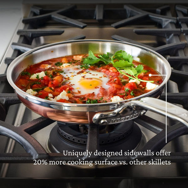 Hestan CopperBond® Aura™ 8.5" Professional Copper Skillet (31847) - iFoodservice Online